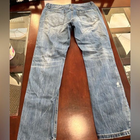 Light Blue Jeans Ripped Size 32 - Picture 3 of 3